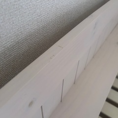 ニトリ セミダブルベッドフレームの画像