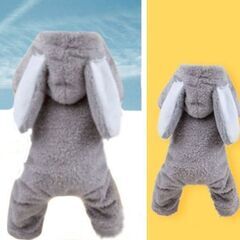 ペット用/うさぎロンパース（新品）XSの画像