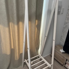 ハンガーラック　ナチュラル　木製の画像