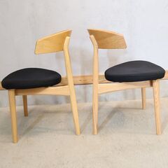 ACTUS(アクタス)で取り扱われていたLINK(リンク)ダイニングチェア2脚セットです。包み込まれるようなゆったりとした座り心地が魅力的。カフェテイストから北欧スタイルなどにもおススメ♪の画像