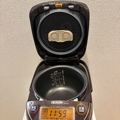 【美品】象印 圧力IH炊飯ジャー 極め炊き 5.5合炊きプレミアムブラウンの画像