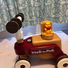 プーさん　子ども用車の画像