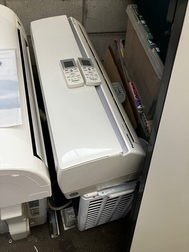 2512-195 Panasonic ルームエアコン CS-22RFE2-W 2014年製 リモコンあり 100V 6〜9畳 ポンプダ