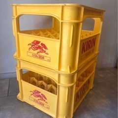 KIRIN イエロープラスチックボックス 30本用の画像