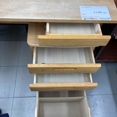 ★リユースのサカイ千葉中央店★  デスク＆袖机SET 茶系 H74×D53×W100 クリーニング済み TC5666の画像