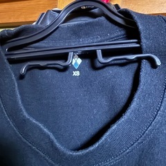 mont-bell メンズTシャツ綿100%　XS ブラック　バックロゴの画像