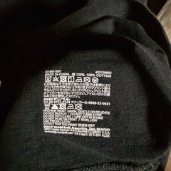 mont-bell メンズTシャツ綿100%　XS ブラック　バックロゴの画像