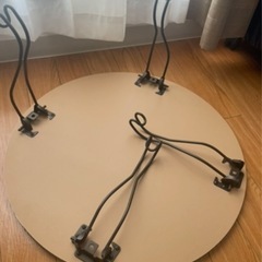 大理石テーブル　折りたたみの画像