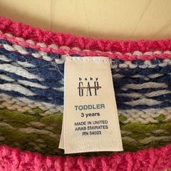 baby GAP ニットワンピース 3歳用の画像