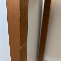 お譲り決定済み 国産ひのき 無垢材 机の画像