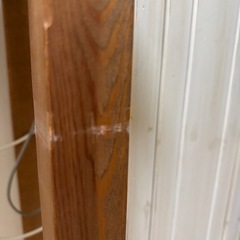 お譲り決定済み 国産ひのき 無垢材 机の画像