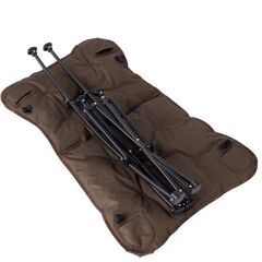 ニトリ バタフライチェア (ハイバック、洗える＆はっ水、ダークブラウン)の画像