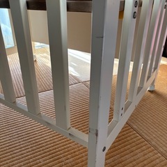 ベビーベッド　棚　5wayの画像