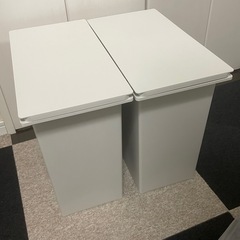 無印良品 ゴミ箱 2個の画像