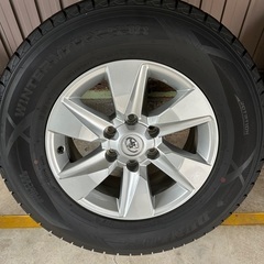 冬用/ダンロップ製スタッドレスタイヤ/トヨタ純正ホイールの画像