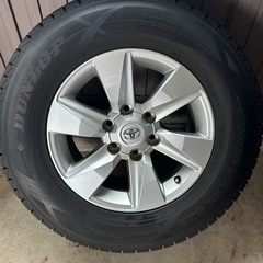 冬用/ダンロップ製スタッドレスタイヤ/トヨタ純正ホイールの画像