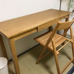 ナチュラルなデスク　テーブル　北欧無印unicoなどお好きな方にの画像