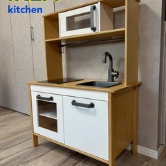 【良品】IKEAキッチン おままごと DUKTIG ドゥクティグの画像