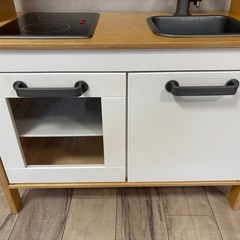 【良品】IKEAキッチン おままごと DUKTIG ドゥクティグの画像