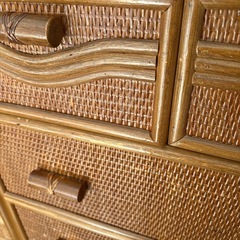 ラタン タンスの画像