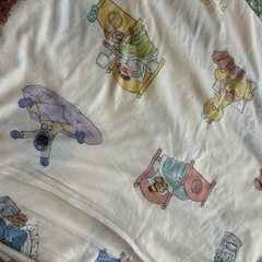 セサミストリート⭐︎ジェラートピケ ⭐︎掛け布団カバーの画像