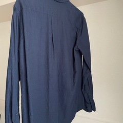 UNIQLO ネイビー ボタンダウンシャツ Mの画像