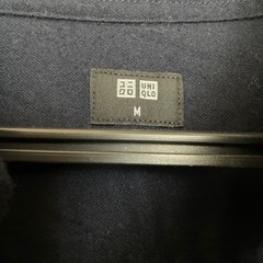 UNIQLO ネイビー ボタンダウンシャツ Mの画像