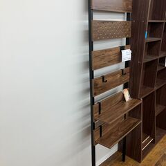 ★リユースのサカイ水戸店★  突っ張りラック ブラウン H185×D4×W60 クリーニング済み MT6578の画像