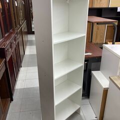 ★リユースのサカイ千葉中央店★  本棚 白 H160×D25×W50 クリーニング済み TC5670の画像