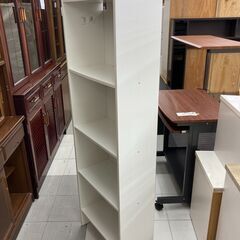 ★リユースのサカイ千葉中央店★  本棚 白 H160×D25×W50 クリーニング済み TC5670の画像