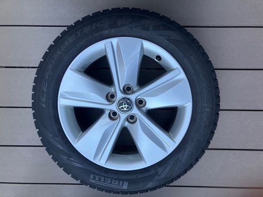 スタッドレス4本セット　60ハリアー純正ホイール　225/55R17　　　　　