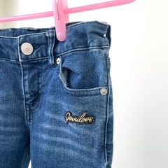 女の子の130cmデニムパンツです。の画像