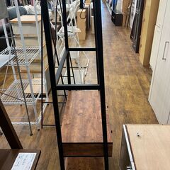 ★リユースのサカイ水戸店★  ハンガーラック ブラウン H168×D40×W80 クリーニング済み MT6580の画像