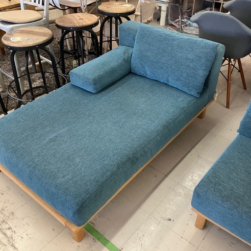 中古　 SIEVE レクト　ユニットソファ　カウチセット　ブルー　公田店