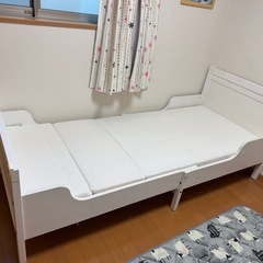 IKEA長さの変えれるベッド  の画像