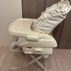 ベビーチェア　ハイローチェア　手動の画像