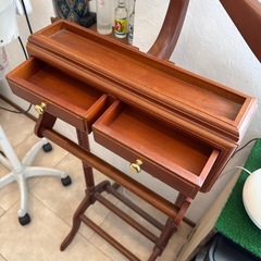 アンティークハンガーと小物入れ
の画像