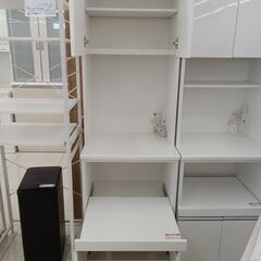 ★リユースのサカイ日立店★HJ8536 NITORI レンジボード ホワイト H190.5×D50.5×W59 クリーニング済み の画像