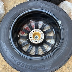 中古品　YOKOHAMA ice GUARD 205/60R16 96Q IG60 スタッドレスタイヤ　ホイールの画像