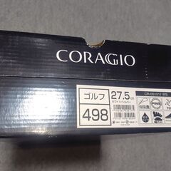 CORAGIO・コラッジオ/ゴルフシューズ（27.5cm、新品・未使用）の画像