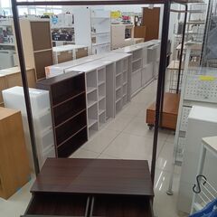 ★リユースのサカイ日立店★HJ8537  ハンガーラック ダークブラウン H165.5×D40×W90.5 クリーニング済み の画像