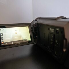 SONY FDR-AX40 4K ビデオカメラブラウンの画像