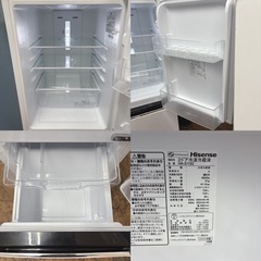 I571 🌈 Hisense 冷蔵庫 (150L） ⭐ 動作確認済 ⭐ クリーニング済の画像