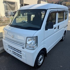 絶好調⭐︎27年エブリィバン⭐︎走行11万㌔！オートマ！LEDヘッドライト 4ナンバー貨物！バックモニター付⭐︎おまけでミラードラレコ つけます⭐︎の画像