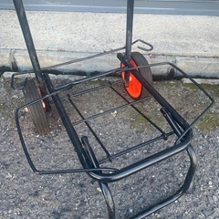 ❤️断捨離激安早い者勝ち❤️折りたたみ式ハウンドキャリーキャンプなどの荷物運びに　現状の画像
