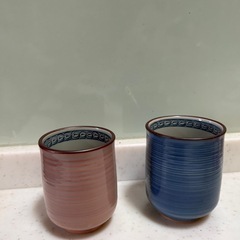 夫婦コップ　湯呑みの画像