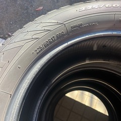 225  60 17 スタッドレス　TOYO winter  TRANPATH TX バリ山　2020年製の画像