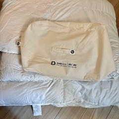 無印良品 防ダニ 羽毛掛ふとん 二層式 薄型の画像