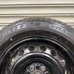 お話し中。バリ溝BRIDGESTONE VRX3 鉄ホイール付き15インチの画像