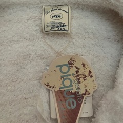 ジェラートピケのホワイトポンチョ新品の画像